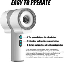 Load image into Gallery viewer, Elektrischer Masturbator Cup Handfrei mit 7 Vibrationsmodi und 5 Teleskop Rotationsmodi Waterproof Hands-Free Portable Masturbators Stroker Training Automatischer Elektrischer Masturbator