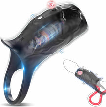 Load image into Gallery viewer, Penisring Sex Spielzeug für die Männer,Masturbator Penisringe mit 9 Vibration,Vibrator Penishülle SexSpielzeug,Penismanschetten Sex Toys,Cockring Sex Spielzeug für die Paare