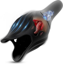 Load image into Gallery viewer, BDSMYEE Elektrischer Masturbator Cup, Eichel Stimulator Penis Training Vibrator mit 10 Vibrationsmodi, Masturbieren Blowjob Cup Sex Spielzeug für Männer, Der Vibrator mit der Vibrationszunge