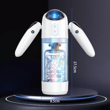 Load image into Gallery viewer, Elektrischer Masturbator Cup,Taschenmuschi Vibrationen mit 2 Griffe &amp; 7 Teleskopmodi &amp; Rotationsmodi,Masturbieren für Männer Elektrisch Masturbatoren 3D Vagina Pussy,Sex Spielzeug für die Männer
