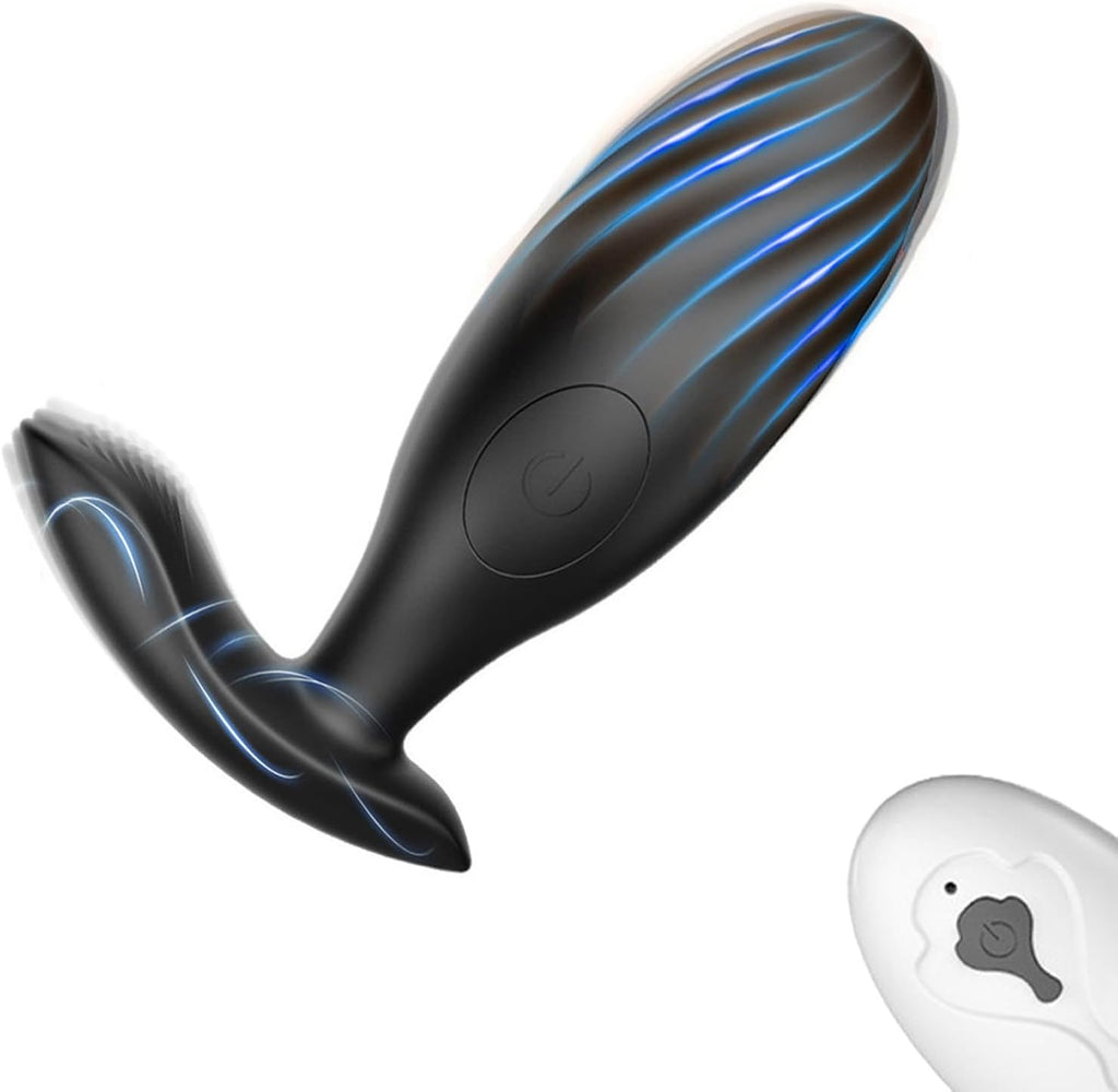 Anal Vibrator Prostata Stimulation Männer mit Fernbedienung Analvibratoren für Mann mit 10 Vibrationsmodi Sex Spielzeug für Die Männer Prostata Vibrator Anal Spielzeug für Männ Fraue Paare