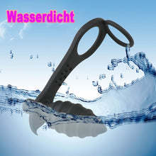 Load image into Gallery viewer, Prostata Vibrator für Männer Analvibrator mit Penisring Prostata Stimulation Männer Dildo Sex Toy mit 10 Vibrationsmodi