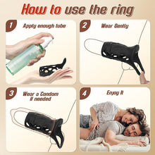 Load image into Gallery viewer, Penisring Vibratoren mit APP Fernbedienung,Penisring Vibratoren mit 10 Intensive Vibrationsmodi, Dehnbar Silikon Cockring,Sex Spielzeug für die Männer Elektrische Penis Trainer Vibrator