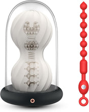 Load image into Gallery viewer, Elektrischer Masturbator Mann mit 9 Vibrationsmodi Elektrischer Masturbator Cup 3D Realistische Vagina Heizung,Automatischer Mastubratoren Taschenmuschi Penis Stimulator Penis Masturbatoren