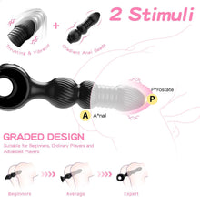 Load image into Gallery viewer, Analvibratoren für Mann, Wordone Analplug für Männer mit 10 Vibrationen&amp;7 Stoßbewegungen, Buttplug Prostata Stimulation Sex Spielzeug für die Männer, Analspielzeug-Analplug# für Frauen Paare