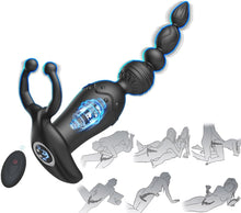 Load image into Gallery viewer, Analvibratoren für Mann Buttplug Analplug Vibration Sex Spielzeug für Paare G-Punkt Prostata Vibrator mit 10 Vibrationmodi Analkugeln Liebeskugeln mit Penisring Hoden Ring