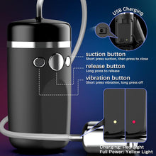 Load image into Gallery viewer, Automatischer Penispumpen Masturbatoren mit 10 Vibrationsmodi und Saugmodi
