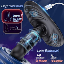 Load image into Gallery viewer, Plug Sitting and Riding Vibrator Sex Toy for Couples with 9 Vibrations 3 Shock Functions, Clit G-Spot Dildo Double Stimulator Sex Toy for Women, Vibrators for Men