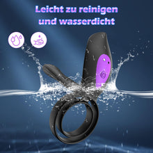 Load image into Gallery viewer, Penisring Vibrator Sex Spielzeug für die Männer, KALESTA Paarvibrator Paare Cockring mit 10 Vibrationsmodi, Penisring Sex Toys mit APP-Steuerung Männer Sex Sexspielzeug, Sex Spielzeug für Paare