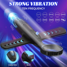 Load image into Gallery viewer, Buntune Elektrische Masturbator Cup mit 10 Vibrationsmodi, Penis Trainer Vibrator mit Langwährende Erektion Penisring, Silikon Eichel Stimulator Masturbieren Sexspielzeug für Männer Solo