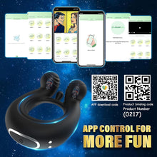 Load image into Gallery viewer, Vibrator mit APP-Steuerung Silikon Cockring für Penis/Hoden Stimulation, 3 IN 1 MULTIFUNKTIONALES DESIGN, 9 Vibrationsmodi, Wasserdichter Hodenringe Paarvibrator Sexspielzeug für Männer
