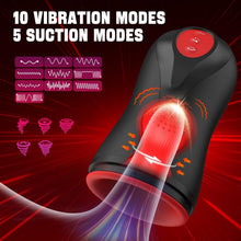 Load image into Gallery viewer, Electric Masturbator Cup,Masturbating for Men with 10 Vibrations,5Suction Modes, Masturbating for Men, Masturbating for Men Solo Pocket Pussy Masturbators, Trainer, Sex Toy for Couples