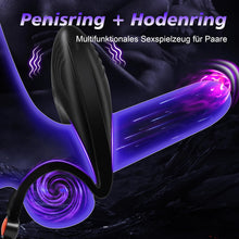 Load image into Gallery viewer, Penisring Vibrator Cockring für Männer Verstellbar Sextoysets für Paare Männer Sex, Paarvibrator mit 10 Vibrationsmodi Sex spielzeug für Paare extrem Männer Klitoris Penis Ring Erotik