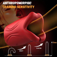 Load image into Gallery viewer, Penistrainer APP Steuerung Elektrischer Masturbator Eichel Stimulator für Männer mit 9 Vibrationsmodi Masturbatoren Oralsex Penis Vibrator Masturbieren Sex Spielzeug für die Männer Solo
