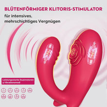 Load image into Gallery viewer, Sex Spielzeug für die Paare Frau Männer, Rose Mini G Punkt Vibration für Frauen, Vibratorensets für Frauen Klitoris mit Fernbedienung Leise, Vibrator App, BDSM Erotisches Sexspielzeug Spiele