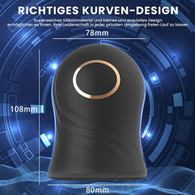 Load image into Gallery viewer, Masturbator mit einzigartigem Texturdesign an der Innenwand,Penis Vibrator für Mann mit 12Vibrationsmodi, Elektrische Masturbatoren Penis Trainer, Männer Eichel Stimulator Silikon Sexspielzeug