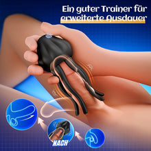 Load image into Gallery viewer, Masturbator Sexspielzeug für Paare Extrem Sex Toy mit 10 Vibrations Qualle Tentakel Penismassage Nippel &amp; Klitoris Stimulator, Vibratorensets Penis Vibrator - Erotik Sextoysets für Ihn und Frauen