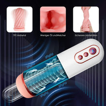 Load image into Gallery viewer, Elektrischer Masturbator Mann Handfrei Cup mit 7 Saug- und Vibrationsmodi, Penispumpe Vibrator Sex Spielzeug für die Männer Sex Toys, Masturbieren für Männer, Taschenmuschi Penis Masturbatoren