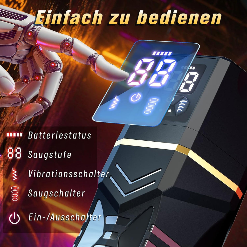 Sex Spielzeug Taschenmuschi Masturbieren für die Männer Elektrisch Solo - Sexspielzeug Masturbator Penispumpe Toyset für Man Handfrei, Sex Muschi Pussy Toys Masturbatoren mit 5 Saugen & 9 Vibrieren