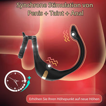 Load image into Gallery viewer, Penisring Sex Spielzeug für die Männer, Penis Ring Erotik Sex spielzeug für Paare extrem sex, Cockring Erotisches Sexspielzeug für Klitoris, 10 Vibrationsmodi Dual Penisringe Massagegerät mit APP