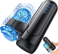Load image into Gallery viewer, Masturbieren für Männer, Elektrischer Masturbator Sex Spielzeug für die Männer mit 6 Teleskopfunktion und 5 Einstellbaren Geschwindigkeiten 10 Vibrations Masturbatoren Sexspielzeug
