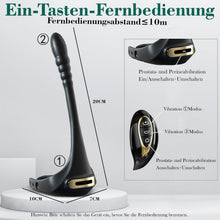 Load image into Gallery viewer, Prostata Stimulation Männer Sex Spielzeug für die Männer, Vibratorensets Analplug für männer Penisringe Vibrator Analvibratoren für mann Sexspielzeug für Paare Cockring groß mit 10 Vibrationsmodi