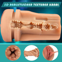 Load image into Gallery viewer, Elektrischer Masturbator Cup 10 Vibration mit 5 Saugmodi Sex Spielzeug für die Männer solo Sex Toys Masturbieren für Männer Taschenmuschi Penis Masturbatoren mit 3D Realistischer Vagina Pussy
