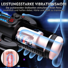 Load image into Gallery viewer, LED Mastrubrator für Manner Handfrei mit Schub, Saug und Vibrationsmodi, Penis Vibratorensets Sexspielzeug für Manner Solo