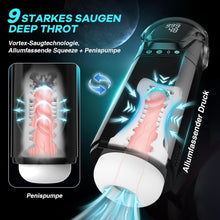 Load image into Gallery viewer, PRONFANS Sex Spielzeug für die Männer Masturbator, 9 Saugen &amp; Stöße &amp; Vibratorensets 3D Pussy Masturbieren für Männer Penispumpe, APP Taschenmuschi Blowjob Sexspielzeug Masturbatoren Penis Sex Toys