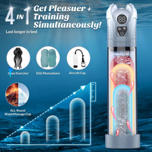 Load image into Gallery viewer, Penispumpen Sex Spielzeug für Die Männer Masturbator - Masturbieren für Männer Elektrische Penies Pump mit Rose Vibrator, Penies.verlängerung Pension Pump Penisvergrößerung Penis Extender Vakuumpumpe