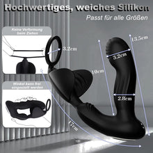 Load image into Gallery viewer, Analvibratoren für Mann Vibratorensets für Männer, Prostata Stimulation Männer mit 10 Schnapp- und Vibrationsmodi Anal Vibrator Analplug für Männer Sex Spielzeug für die Männer Sex Toyset für Man