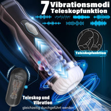 Load image into Gallery viewer, Elektrischer Masturbator mit 7Modi Teleskop &amp; Vibrieren Sex spielzeug für die Männer, Realistischer Penis Stimulator für Männer, Masturbieren für Männer, 3D Realistische Vagina Sexspielzeug