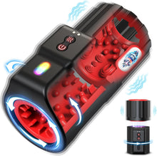 Load image into Gallery viewer, Elektrischer Masturbator Sex Spielzeug für die Männer - Masturbieren Sexspielzeug für Männer Solo Paare Extrem Sex mit 10 Vibrierend &amp; Rotierend, Taschenmuschi Penis Masturbatoren Blowjob Sex Toys