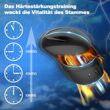 Load image into Gallery viewer, Elektrische Eichelvibrator,Penis-Vibrator mit einstellbarer Größe,10 Vibrationsmodi Neuer Masturbatoren,Elektrische Masturbatoren Penis Trainer, Männer Eichel Stimulator Silikon Sexspielzeug