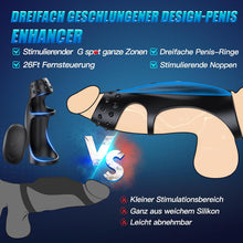 Load image into Gallery viewer, Penisring Sex Spielzeug Für Die Paare, Sex Spielzeug Für Die MäNner Penis Ring 10X Vibrator Mit Fernbedienung, Cockring LangwäHrende Erektion, Penisringe Sex Spielzeug Für Die Frau Klitoris Extrem