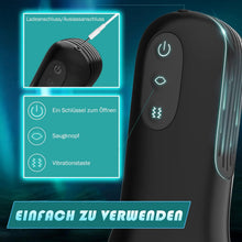 Load image into Gallery viewer, Elektrischer Masturbator Cup 10 Vibration mit 5 Saugmodi Sex Spielzeug für die Männer solo Sex Toys Masturbieren für Männer Taschenmuschi Penis Masturbatoren mit 3D Realistischer Vagina Pussy