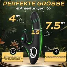 Load image into Gallery viewer, Dildo Vibrator Sex Spielzeug für die Frau, Vibratorensets für Frauen Klitoris Stimulator für Sie, G Punkt Vibratoren mit Klitorisstimulation mit 10 VibrationModi Sexspielzeug für Paare Sex Toy