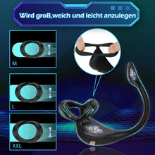 Load image into Gallery viewer, Dreieckiger Penisring Sex Spielzeug für die Männer, Penis Ring Erotik Sex spielzeug für Paare extrem sex, Cockring Erotisches Sexspielzeug für Klitoris, 10 Vibrationsmodi Dual Penisringe Massagegerät