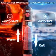 Load image into Gallery viewer, Elektrische Penispumpe – Sexspielzeug für Männer – Pumpen &amp; Vergrößerer, Masturbator für Männer mit 5 Saugstufen und 7 Vibrationsmodi, Penisvergrößerer für Männer zur Förderung der Erektion