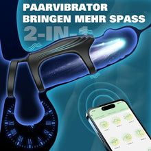 Load image into Gallery viewer, Penisring Vibrator Sex Spielzeug für die Männer, Penis Ring Erotik Sex Spielzeug für Paare Extrem, Cockring Penistrainer mit App Steuerung Masturbieren Männer mit 10 Modi für Langwährende Erektion