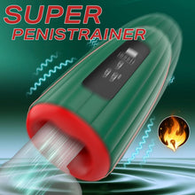Load image into Gallery viewer, 360° umwickeltes Elektrischer Masturbator Groß Penistrainer Vibrator Sex Spielzeug für Männer, HeizfunktionPenisvibrator 9 Vibrations für Training längere Ausdauer, Eichel Stimulator Sexspielzeug solo