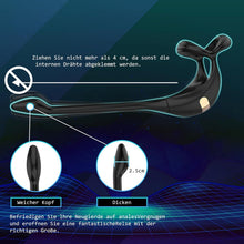 Load image into Gallery viewer, Dreieckiger Penisring Sex Spielzeug für die Männer, Penis Ring Erotik Sex spielzeug für Paare extrem sex, Cockring Erotisches Sexspielzeug für Klitoris, 10 Vibrationsmodi Dual Penisringe Massagegerät