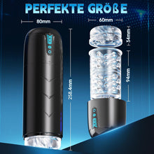 Load image into Gallery viewer, AI-Sync Elektrischer Masturbator Cup, Masturbieren für Männer mit 7 Saugmodi 7 Rotationsmodi, Blowjob Taschenmuschi Penis Stimulator 3D Realistischer Vagina Pussy Sex Spielzeug für die Männer Sex Toys