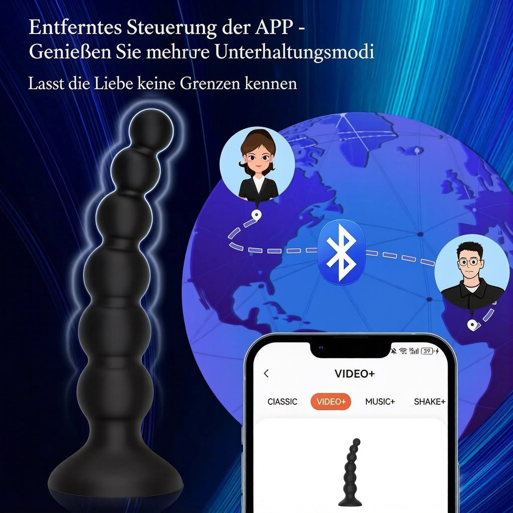 Anal-Sexspielzeug für Paare, Vibrator-Analspreizer mit App-Steuerung & 9 Vibrationsmodi, Prostata-Stimulator für Männer, Frauen und Paare