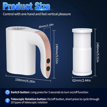 Load image into Gallery viewer, lektrischer Masturbator Cup Handfrei 5 Teleskop Rotationsmodi offenes Masturbieren für Männer wasserdicht Masturbatoren Taschenmuschi,Stroker Training Automatischer Elektrischer Masturbator