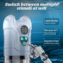 Load image into Gallery viewer, Penispumpen Sex Spielzeug für Die Männer Masturbator - Masturbieren für Männer Elektrische Penies Pump mit Rose Vibrator, Penies.verlängerung Pension Pump Penisvergrößerung Penis Extender Vakuumpumpe