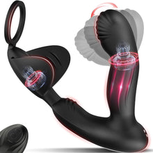 Load image into Gallery viewer, Analvibratoren für Mann Vibratorensets für Männer, Prostata Stimulation Männer mit 10 Schnapp- und Vibrationsmodi Anal Vibrator Analplug für Männer Sex Spielzeug für die Männer Sex Toyset für Man