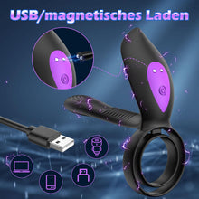 Load image into Gallery viewer, Penisring Vibrator Sex Spielzeug für die Männer, KALESTA Paarvibrator Paare Cockring mit 10 Vibrationsmodi, Penisring Sex Toys mit APP-Steuerung Männer Sex Sexspielzeug, Sex Spielzeug für Paare