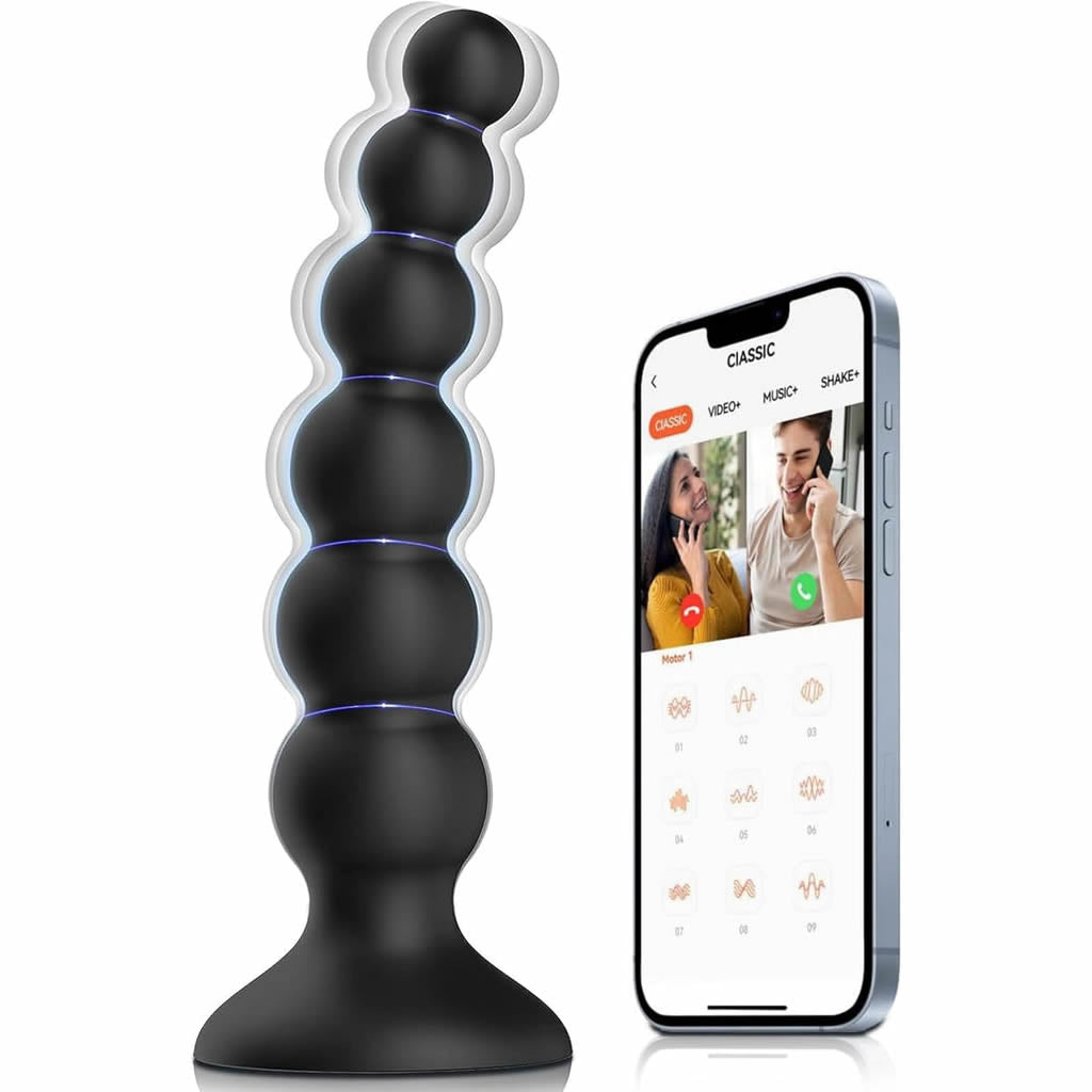 Anal-Sexspielzeug für Paare, Vibrator-Analspreizer mit App-Steuerung & 9 Vibrationsmodi, Prostata-Stimulator für Männer, Frauen und Paare