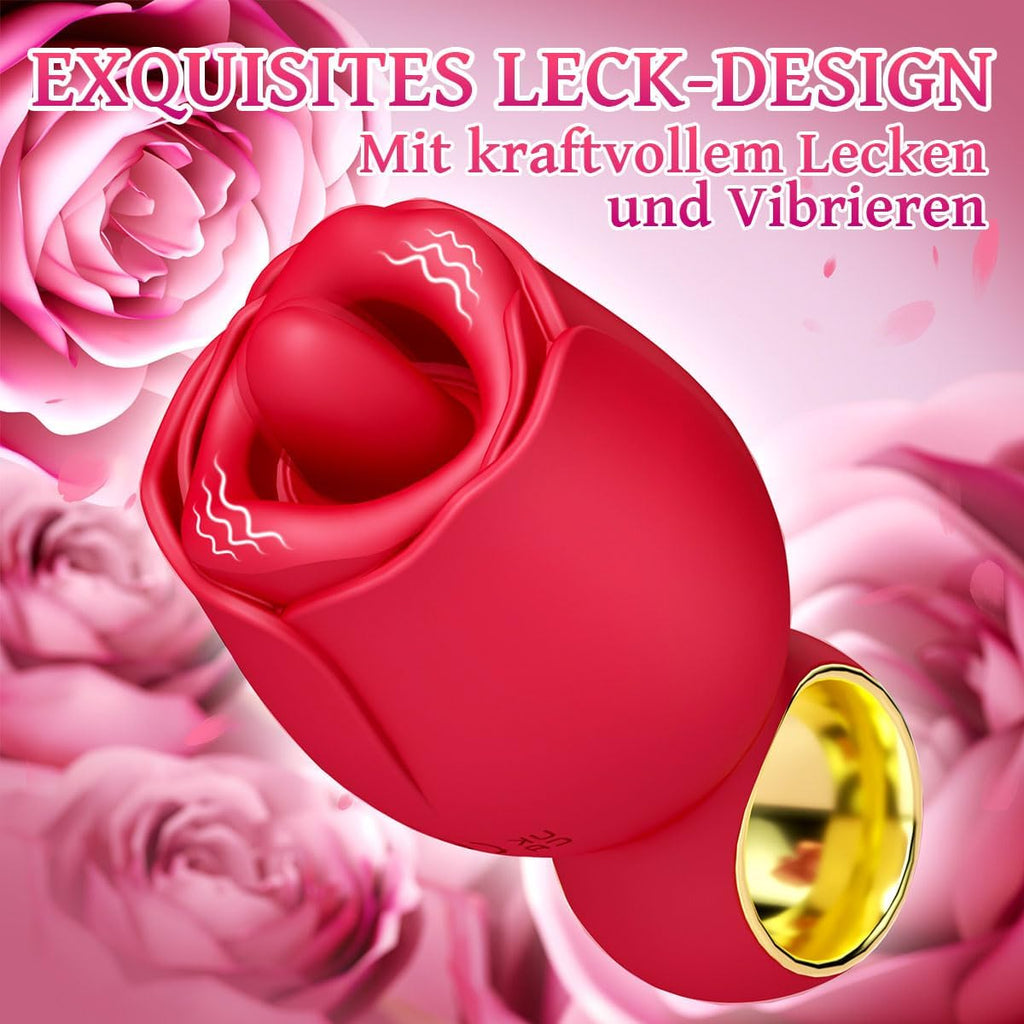 Vibrator für Frauen Sex Spielzeug für die Frau,Vibratorensets für Frauen Zunge Lecken Klistoris mit 8 Zungelecken Vibrationmodi Sexspielzeug Leise Stimulation G-punkt Sex Toys für Frauen
